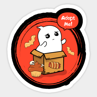 Ghost from the box Sticker